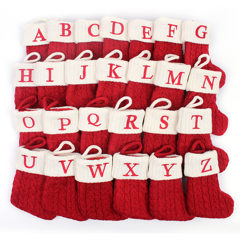 1P Christmas Socks Knitting Al - đánh giá và giá Christmas Stocking Hanging