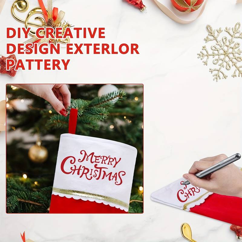 1/3/6pcs Christmas Stockings,  - đánh giá và giá Christmas Stocking Hanging