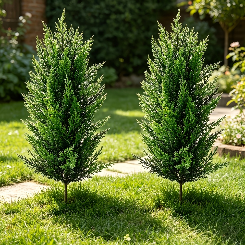 2PC Outdoor Artificial Pine Tr - đánh giá và giá Christmas Tree Artificial