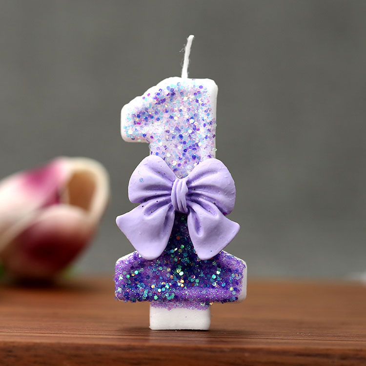 Creative Glitter Gradual Purpl - đánh giá và giá Holiday Candle Set