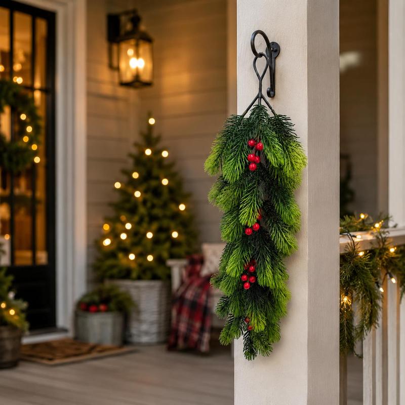 Single Artificial Pine Hanging - đánh giá và giá Christmas Tree Artificial