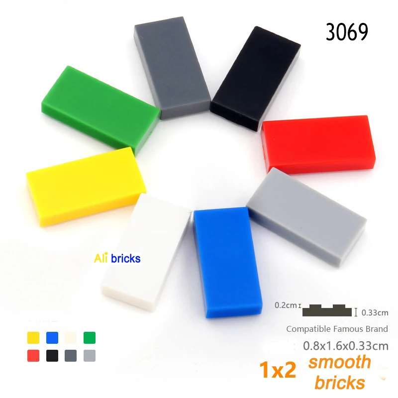 50pcs/lot 1x2 Tile Building Bl - đánh giá và giá Lego Set City