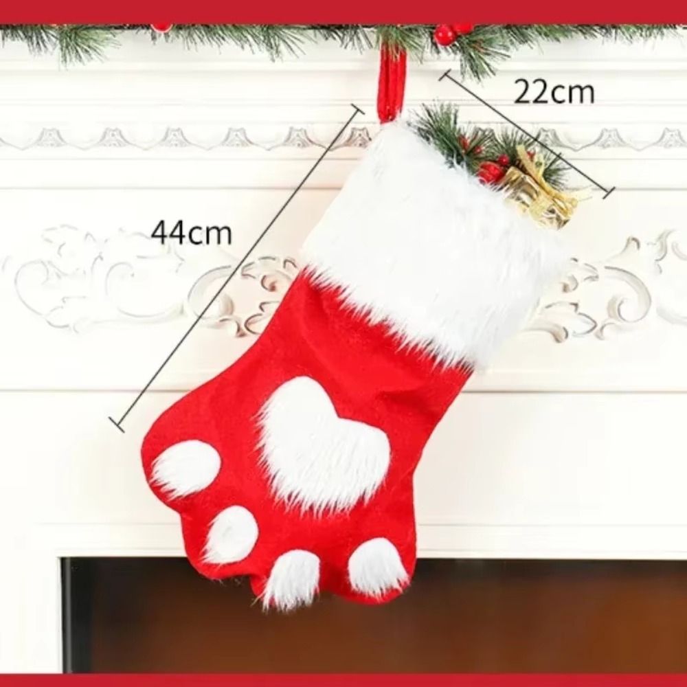 1/3/5/10PCS Long Plush Hair Do - đánh giá và giá Christmas Stocking Hanging